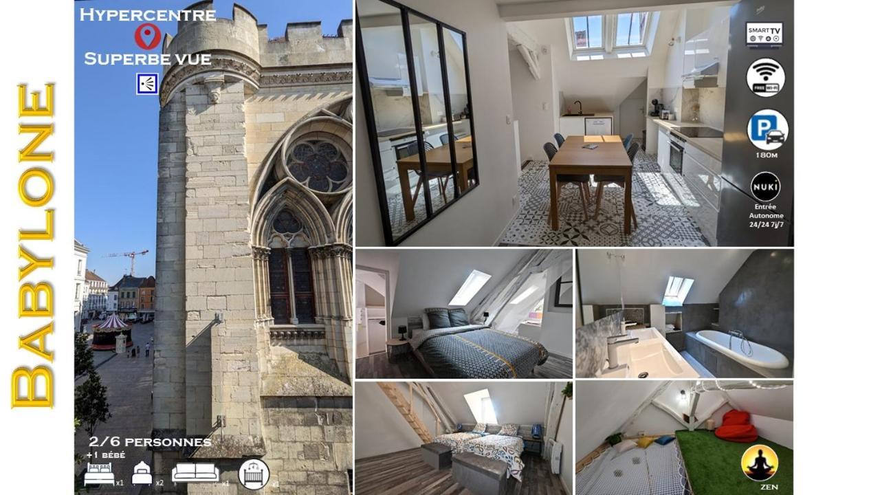 3 Appartements Premium Au Pied De La Cathedrale - Hypercentre Sens Buitenkant foto